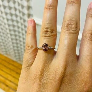 Gorgeous authentic Tanzanian Umba 9k Gold Ring